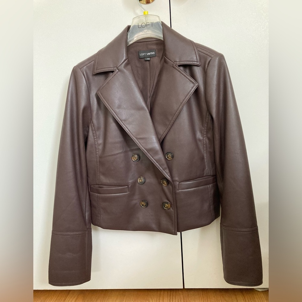 Loft versa Faux-Leather Jacket